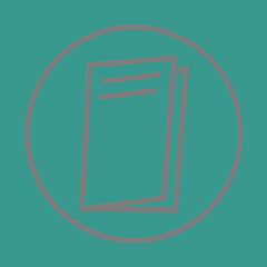 Magazine icon design