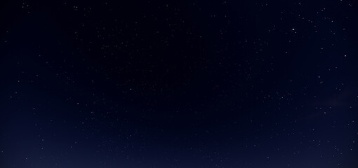 Beautiful Night sky with stars clear with no cloud and moon