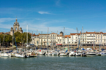 Fototapeta premium Vue sur le vieux port de la Rochelle . Charente Maritime . Nouvelle Aquitaine. France
