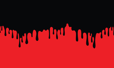 Blank background of black liquid dripping