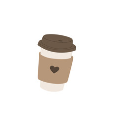 Coffee to go cup illustration 
