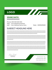 Business Letterhead template design.