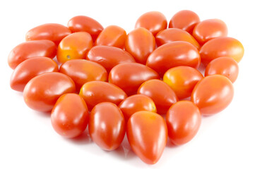 Beautiful heart of tomato on Valentine's Day
