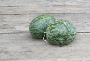 watermelon on a wood background