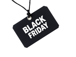 Exciting Black Friday Tag for Amazing Shopping Deals and Discounts
