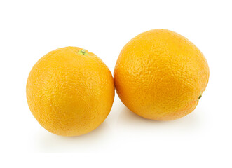 Oranges fruit isolated on white background