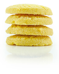 Cookies isolated on white background.