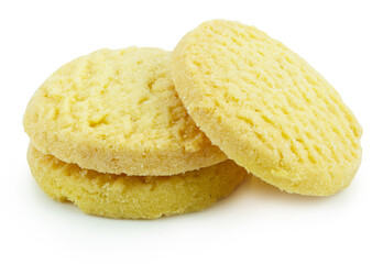 Cookies isolated on white background.