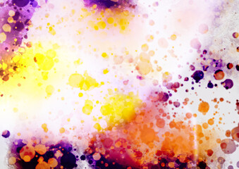 抽象的　水彩パターン　背景　素材