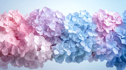  3D render of pastel colored paper flowers creating an elegant backdrop,Colorful paper flowers as background