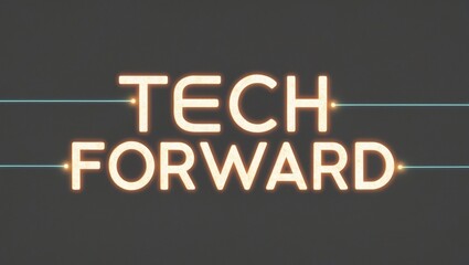 Obraz premium Innovative Tech Forward Concept for Modern Advancement