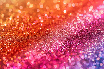 A Close Up of Color Shiny Confetti Glitter ,Mesmerizing glitter backdrop bursts with colorful radiance

