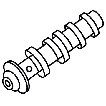 recommend clip art: camshaft silhouette vector.