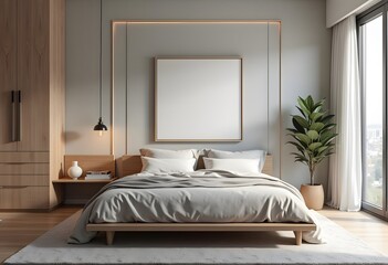 3d render of luxury hotel room
