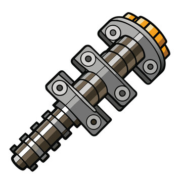 recommend clip art: camshaft silhouette vector.