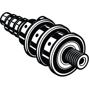 recommend clip art: camshaft silhouette vector.