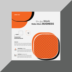  Vector digital marketing corporate social media and agency banner or Instagram post template.