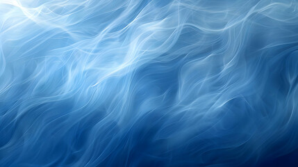 Obraz premium Abstract Blue Background with Flowing Lines