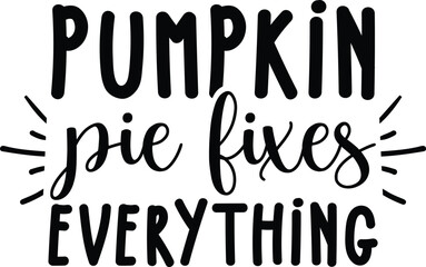 Pumpkin Pie Fixes Everything