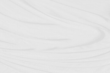Obraz premium beauty white smooth abstract clean and soft fabric textured. fashion textile free style shape decorate background