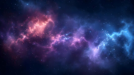 Cosmic Nebula Background Illustration