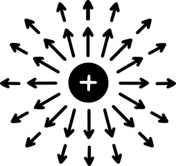 Electrostatic Coulomb Law illustration