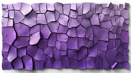 Purple Cracked Abstract 3D Background