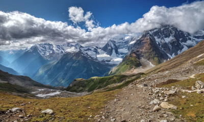 swiss mountains landscape