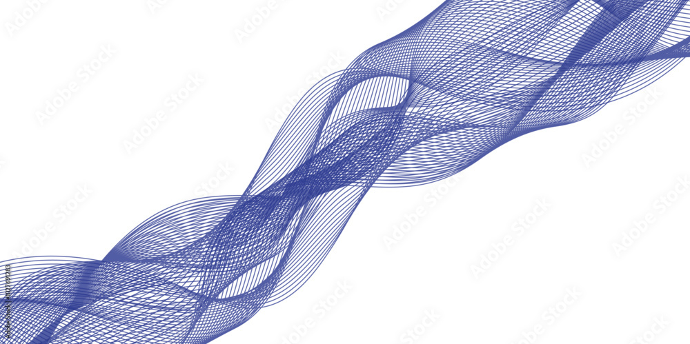 Poster abstract vector colorful wave line flowing isolated on white background. colorful wave lines on whit