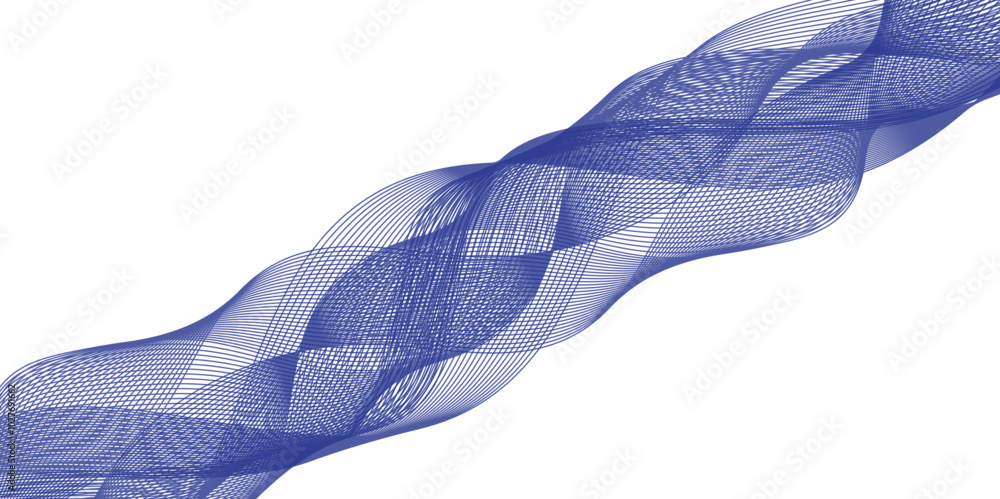 Poster abstract vector colorful wave line flowing isolated on white background. colorful wave lines on whit