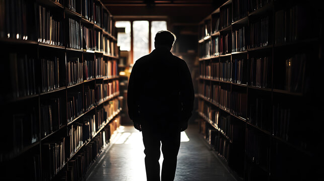 The Haunting of the Professor: A Journey Through Shadows and Childhood Fears in a Dark Library
