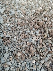 pebbles background, grey pebbles and red pebbles texture