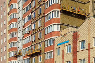 Industrial mountaineering. High-altitude work. Repair and restoration of buildings, insulation of multi-story buildings..