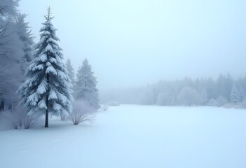 Obraz premium Winter mountain river- Beskid Mountains, Poland 
