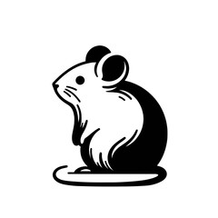 little mouse isolated vector illustration