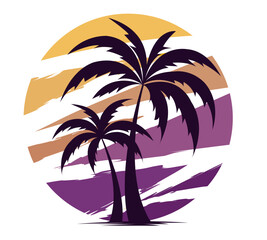 palm tree silhouette
