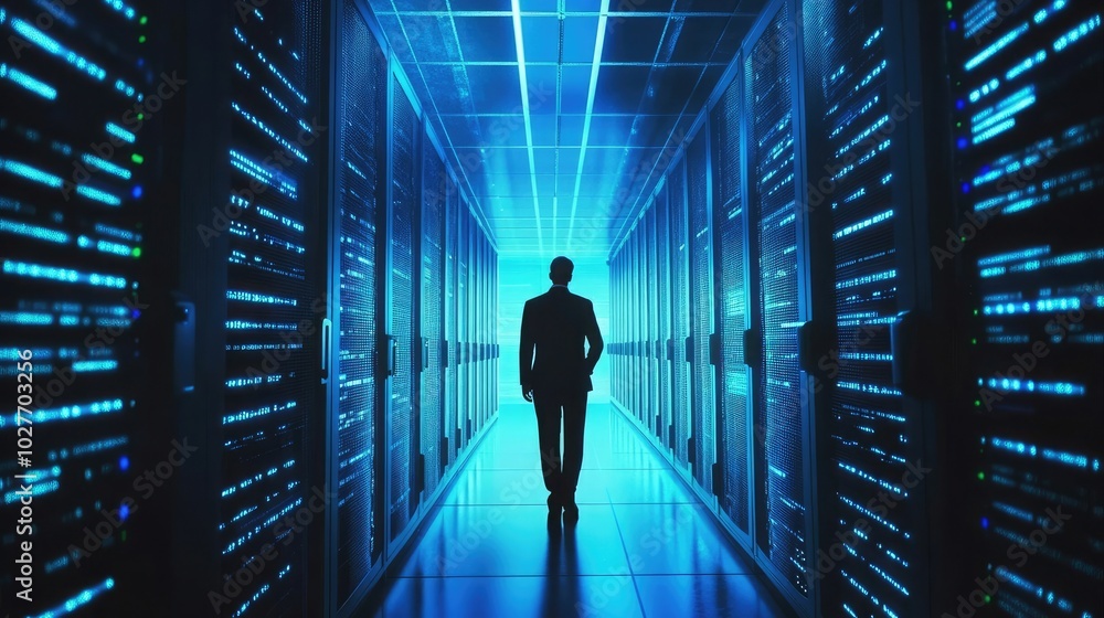 Poster concept of personal data management and secure database protection with backup and server upload