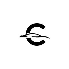 creative letter C logo icon set. design for business of luxury, elegant, simple. Initial lowercase letter cc, overlapping circle interlock logo, white color on black background, Initial letter X logo 