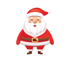 Santa Claus cartoon character design