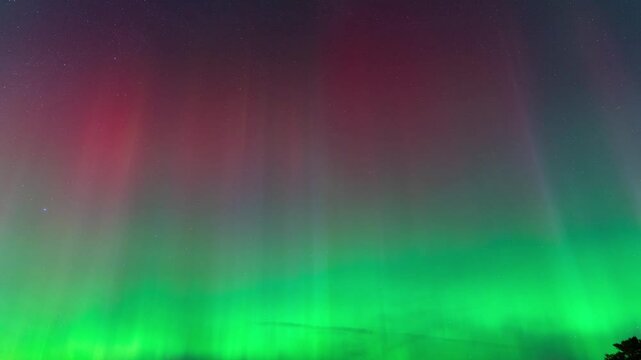 Northern light Capture from Burleigh Falls one of the areas in Ontario.