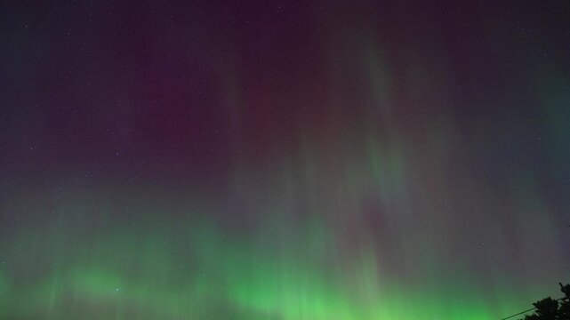 Northern light Capture from Burleigh Falls one of the areas in Ontario.