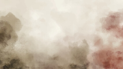 Abstract horizontal watercolor background. Hand drawn vector texture. Brush stroked painting pastel color watercolour