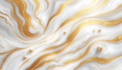 Obraz premium white marble texture with golden veins background,generative ai