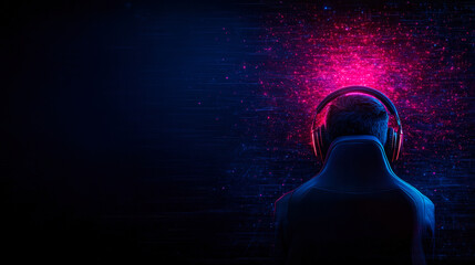 Fototapeta premium Background for online gaming streaming 