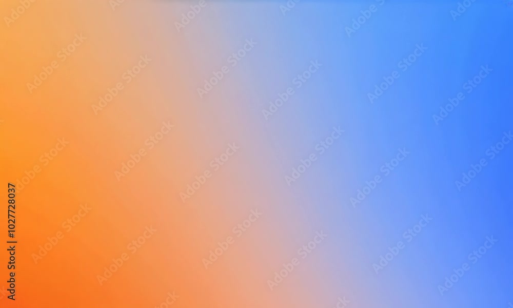 Poster a simple gradient background with orange fading into blue. use it as a backdrop for text or design.