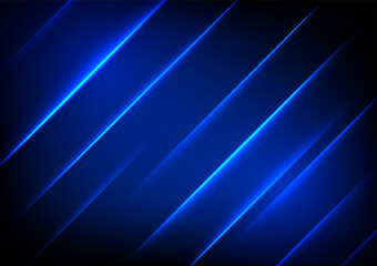 Digital abstract technology darck blue background. Design for  vector, technology, digital, tech, template, electric, laser, wallpaper, modern, light, space, neon, light, led, glow.