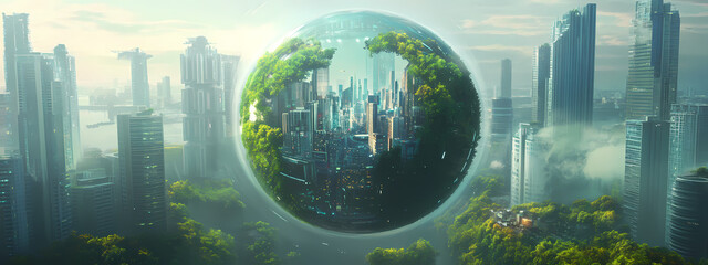 Duality of Nature and Futuristic City