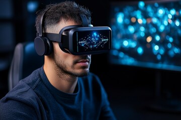 Futuristic jewelry customization, where customers use a virtual reality tool to design rings, necklaces, or bracelets, viewing the pieces in 3D before they're crafted by a robotic jeweler