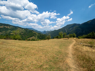 The trail to Inelet and Scarisoara hamlets, Romania