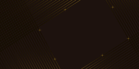Naklejka premium Elegant black and golden background.